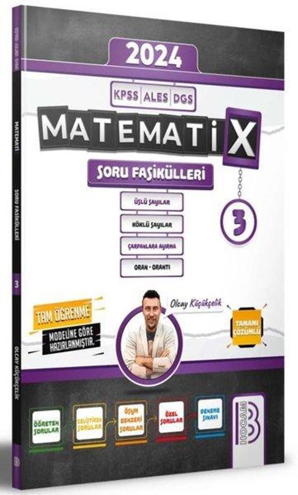 2024 KPSS ALES DGS Matematix Soru Fasikülleri - 3 - Benim Hocam Yayınları - Image 1