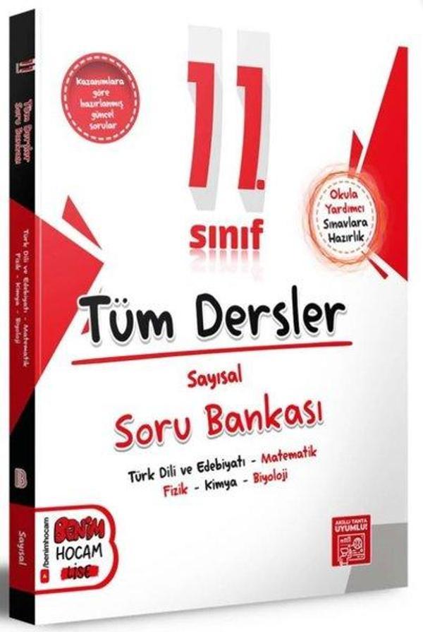 2024 11. Sınıf Sayısal Tüm Dersler Soru Bankası - Benim Hocam Yayınları - Image 1