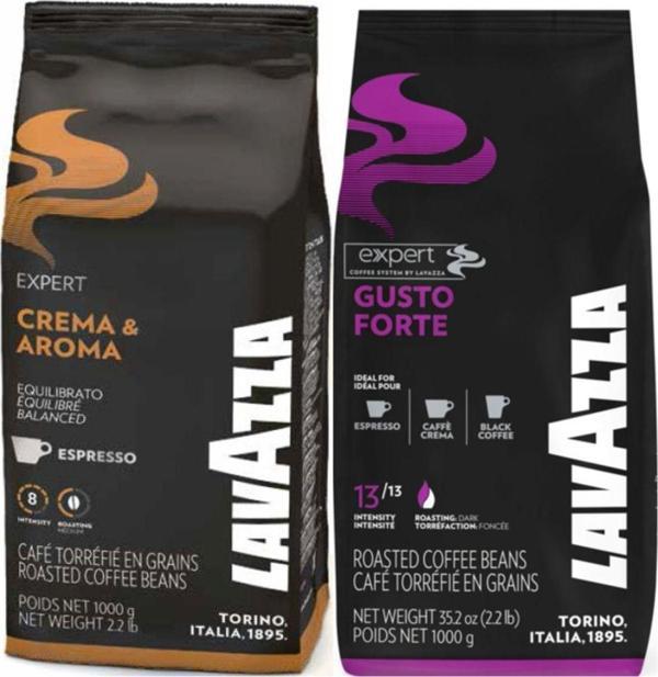 Lavazza Çekirdek Şöleni Paketi (Expert Gusto Forte 1 KG + Expert Crema Aroma 1 KG ) Orijinal - Image 1