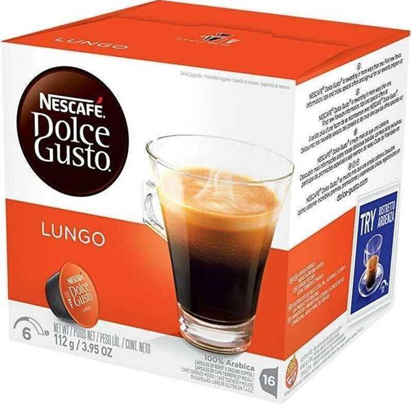 Nescafe Dolce Gusto Lungo Kapsül Kahve 16'lı - Image 1
