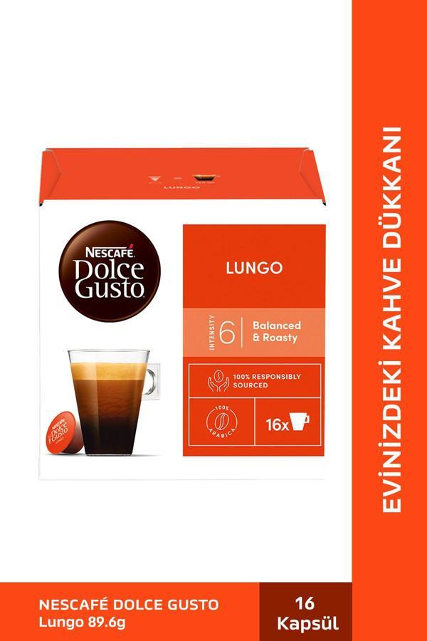 Nescafe Dolce Gusto Lungo Kapsül Kahve 16'lı - Image 1