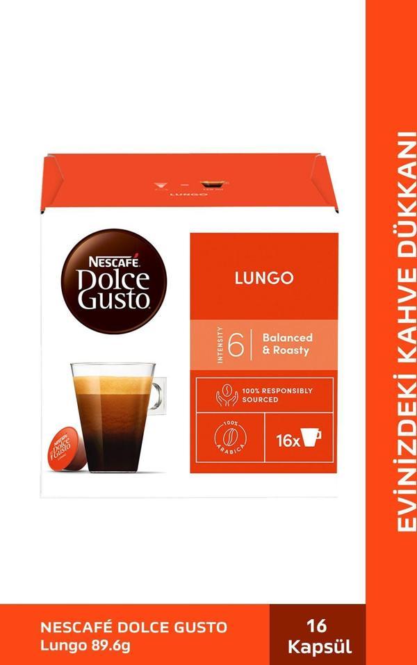 Nescafe Dolce Gusto Lungo Kapsül Kahve 16'lı - Image 1