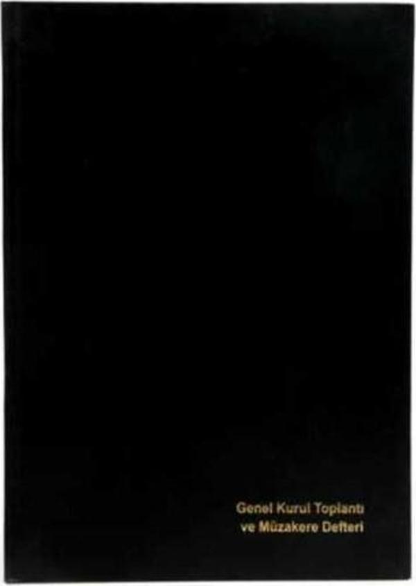 Dilman Genel Kurul Top. Ve Müzakere Defteri Ciltli - Image 1