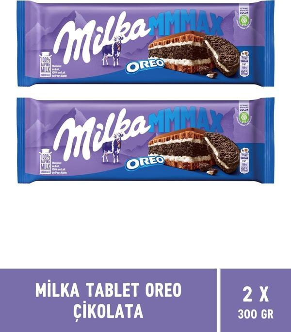 Milka Oreo Tablet Çikolata MMMAX 300 gr 2 Adet - Image 1