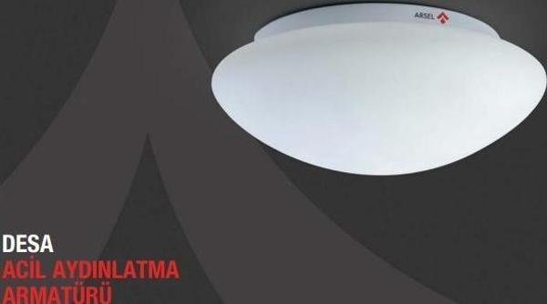 Arsel Desa RLG-S Sensörlü Acil Aydınlatma Armatürü Led Lamba - Image 1