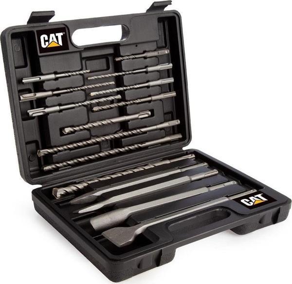 CAT DA03902 17 Parça Tungsten Karbür SDS-Plus Beton Kırıcı/Delici Matkap Ucu - Image 1