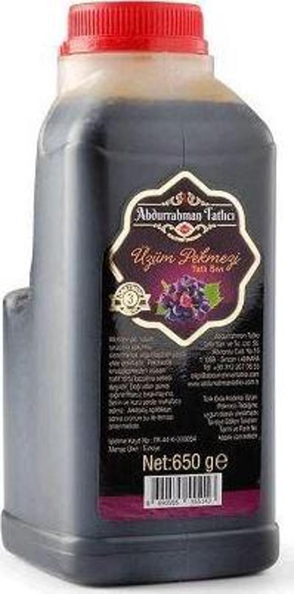 Abdurrahman Tatlıcı Pekmez Plastik Bidon 650 Gr. (24'lü) - Image 1