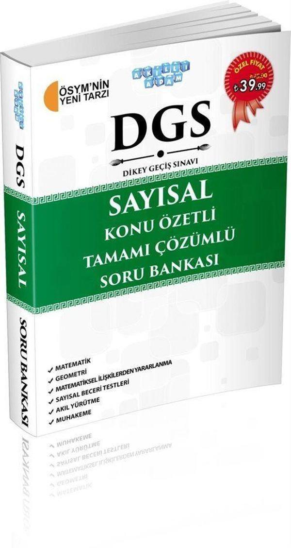 DGS Sayısal Konu Özetli Tamamı Çözümlü Soru Bankası - Akıllı Adam - Image 1