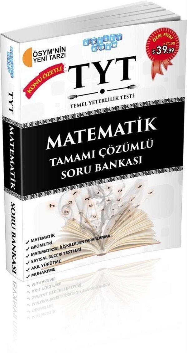 TYT Matematik Tamamı Çözümlü Soru Bankası - Akıllı Adam - Image 1