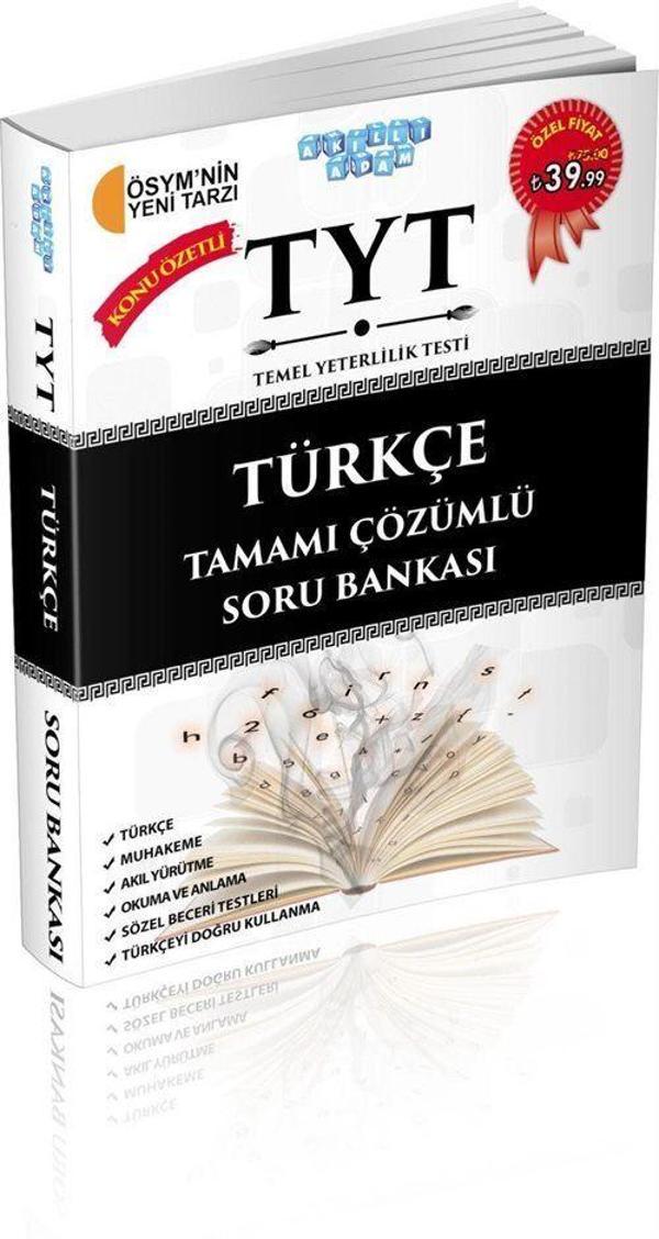 TYT Türkçe Tamamı Çözümlü Soru Bankası - Akıllı Adam - Image 1