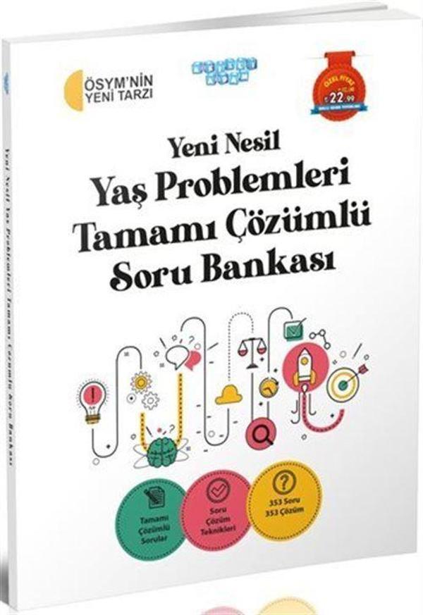 Yeni Nesil Yaş Problemleri Tamamı Çözümlü Soru Bankası - Akıllı Adam - Image 1
