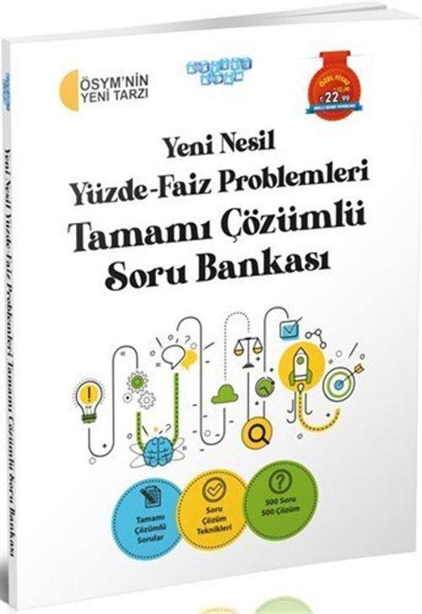 Yeni Nesil Yüzde Faiz Problemleri Tamamı Çözümlü Soru Bankası - Akıllı Adam - Image 1