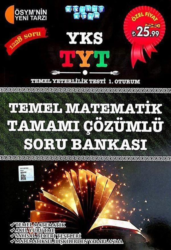 YKS - TYT Temel Matematik Tamamı Çözümlü Soru Bankası - Akıllı Adam - Image 1
