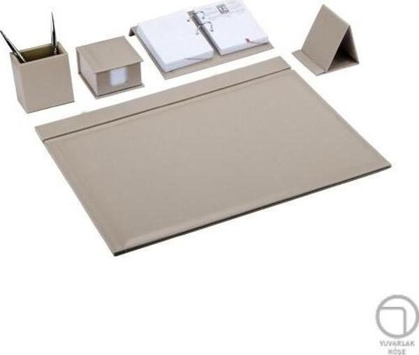 Gıpta Sümen Takımı Solid 5 Parça Krem 7068 - Image 1