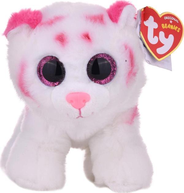 Mega Tabor - Pink-White Tiger Reg Pembe/Beyaz Aslan 15 Cm Peluş Oyuncak 150079TY42186 - Image 1
