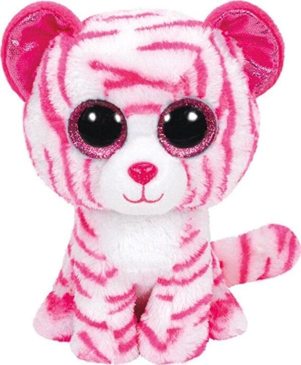 Mega Asia - White Tiger Reg Beyaz Kaplan 15 Cm Peluş Oyuncak 150079TY36180 - Image 1