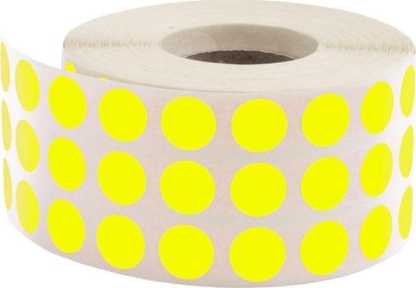 Tanex Nokta Etiketi 10 Mm Sarı 5000 Li Tekli Kutu 103501 - Image 1