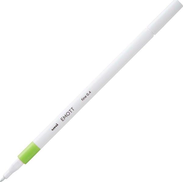 Uni-Ball Akrilik Uçlu Keçeli Kalem Emott 0.4 Mm Fine Açık Yeşil PEM-SY (10 Lu Paket) - Image 1