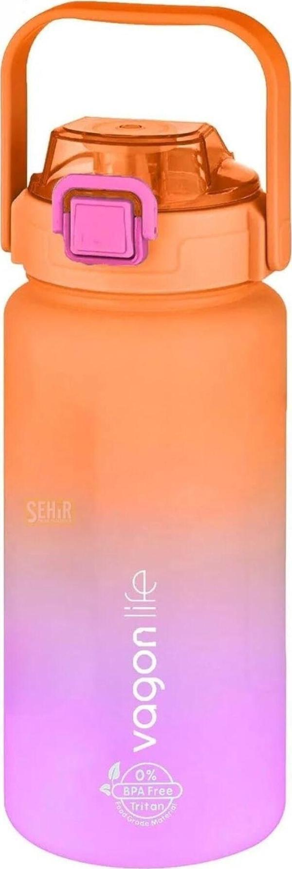 Vagon Matara (Suluk) Tritan 1500 Ml Vgn2213T (Karışık Renk 1 Adet) - Image 1