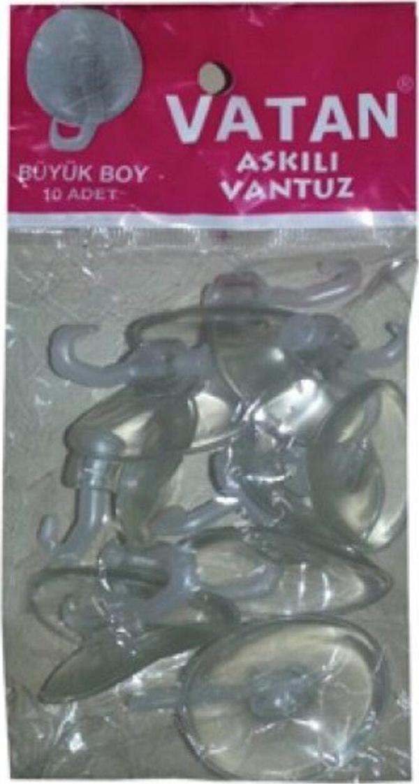 Vatan Vantuz Kancalı 10 Lu Büyük Vt404 - Image 1