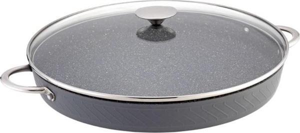 Bonera 36 Cm Cam Kapaklı Pro Plus Granit Balık - Fırın Tepsisi  Pro 1202 - Image 1