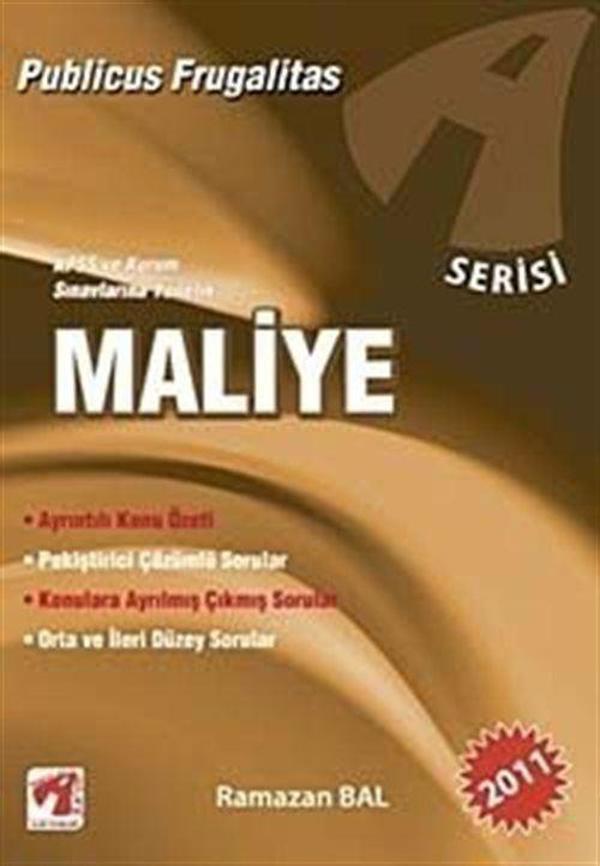 Maliye-A Serisi - KPSS ve Kurum Sınavlarına Yönelik - A Kariyer Yayıncılık - Image 1