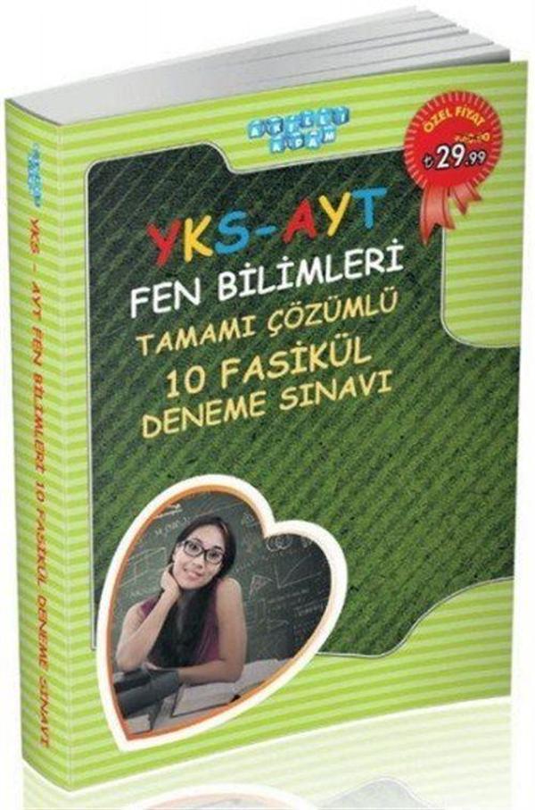 YKS-AYT Fen Bilimleri Tamamı Çözümlü 10 Fasikül Deneme Sınavı - Akıllı Adam - Image 1