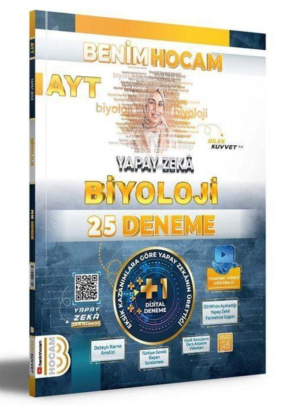2024 AYT Yapay Zeka Biyoloji 25 Deneme - Benim Hocam Yayınları - Image 1