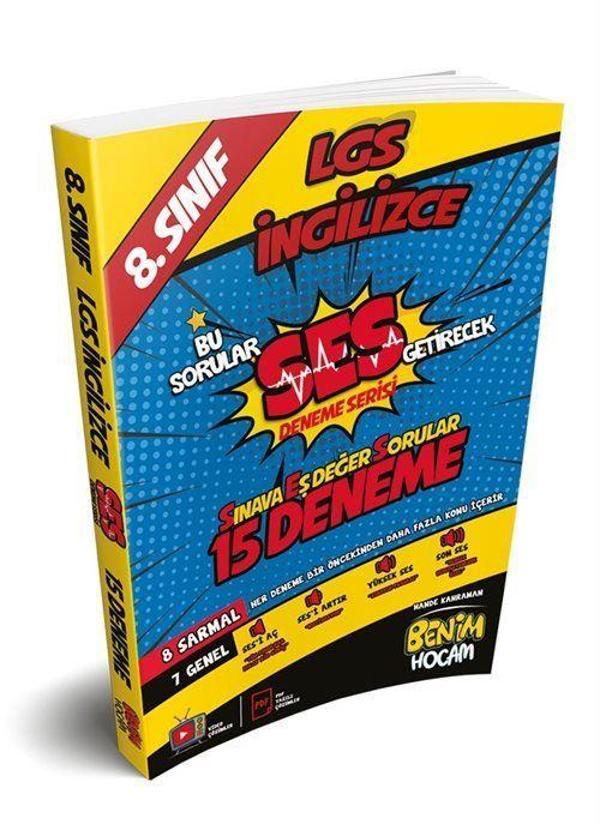 LGS 8. Sınıf SES Serisi İngilizce 15 Fasikül Deneme - Benim Hocam Yayınları - Image 1