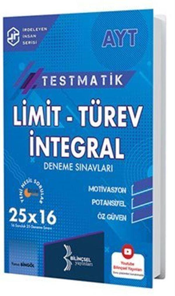 2021 AYT Testmatik Limit Türev İntegral Deneme Sınavları - Bilinçsel Yayınları - Image 1