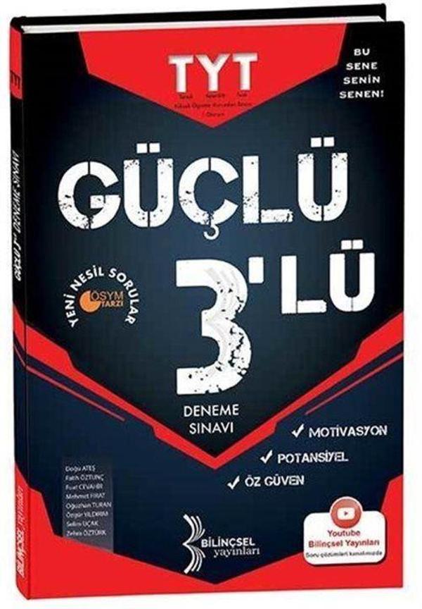 TYT Güçlü 3'lü Deneme Sınavı - Bilinçsel Yayınları - Image 1