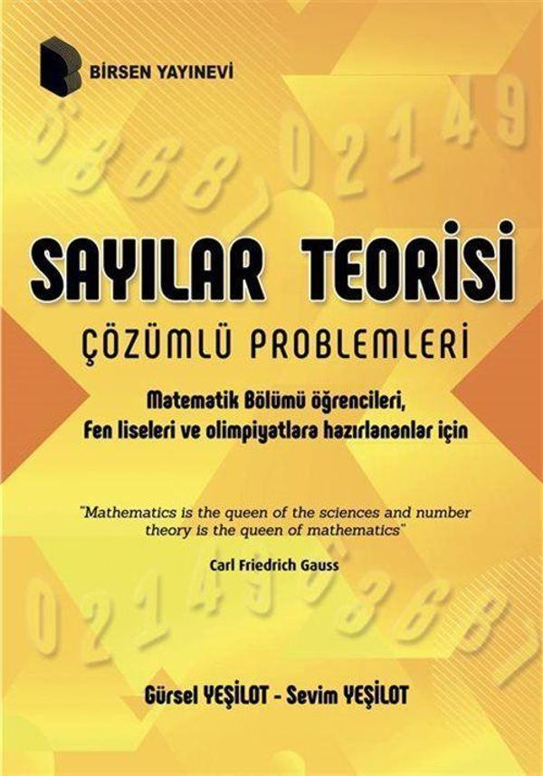 Sayılar Teorisi Çözümlü Problemleri - Matematik Bölümü Öğrencileri, Fen Liseleri ve Olimpiyatlara Hazırlananlar İçin - Birsen Yayınevi - Image 1