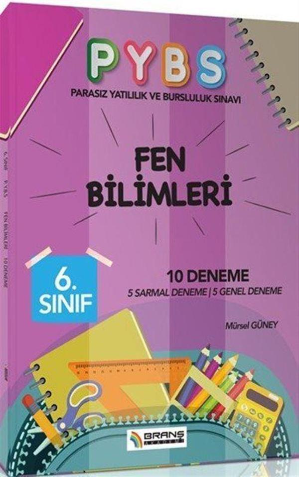 6. Sınıf PYBS Fen Bilimleri 10 Deneme - Branş Akademi - Image 1