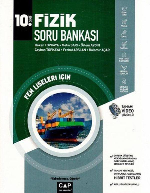 10. Sınıf Fen Lisesi Fizik Soru Bankası - Çap Yayınları - Image 1