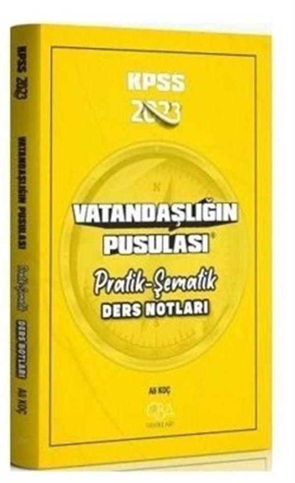 2023 KPSS Vatandaşlığın Pusulası Pratik Şematik Ders Notları - CBA Akademi Yayınları - Image 1