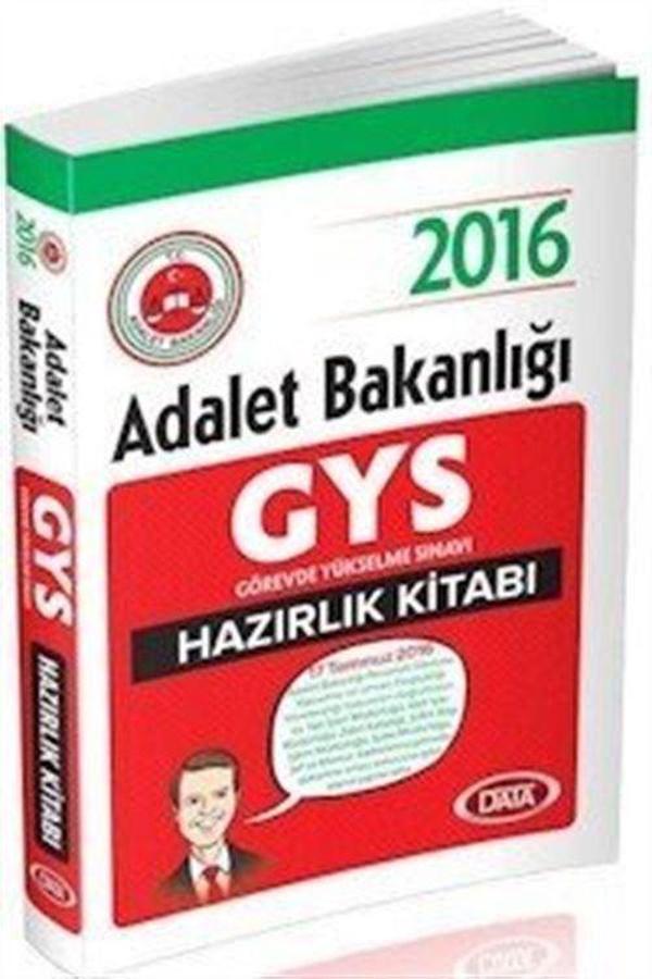 2016 GYS Adalet Bakanlığı Hazırlık Kitabı - Data Yayınları - Image 1