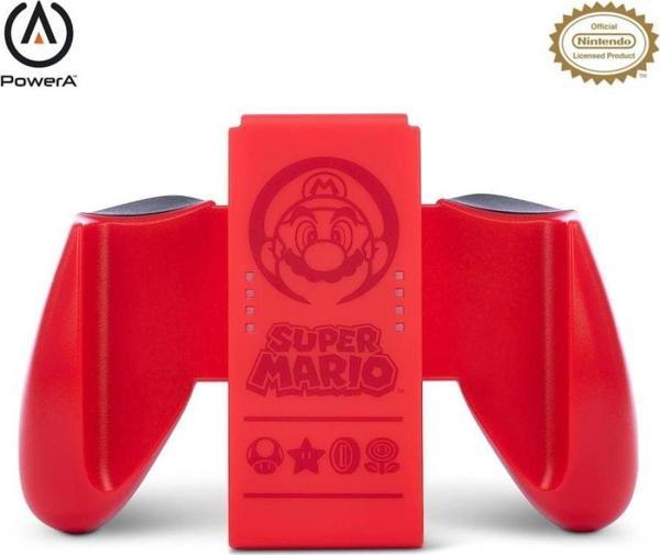 Nintendo Switch Joycon Comfort Grip Lisanslı Super Mario Red - Image 1