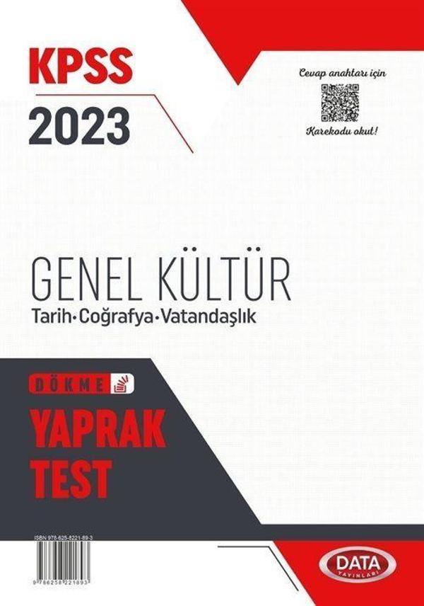 KPSS Genel Kültür Yaprak Test - Data Yayınları - Image 1