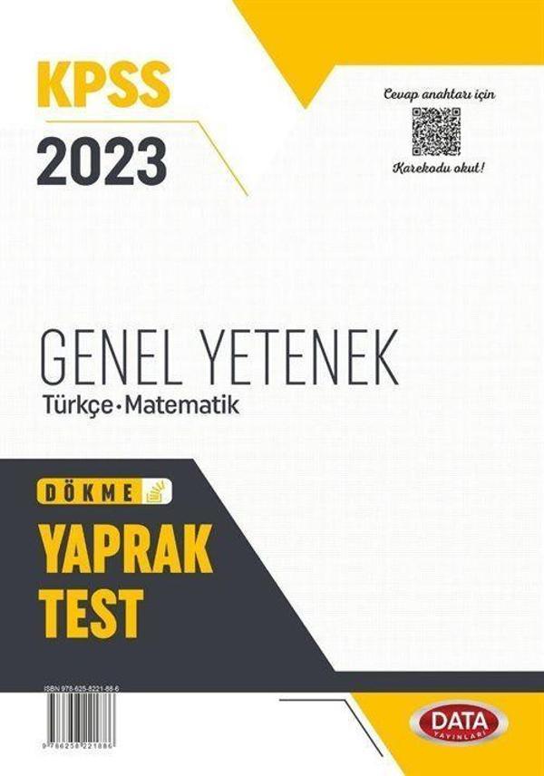 KPSS Genel Yetenek Yaprak Test - Data Yayınları - Image 1