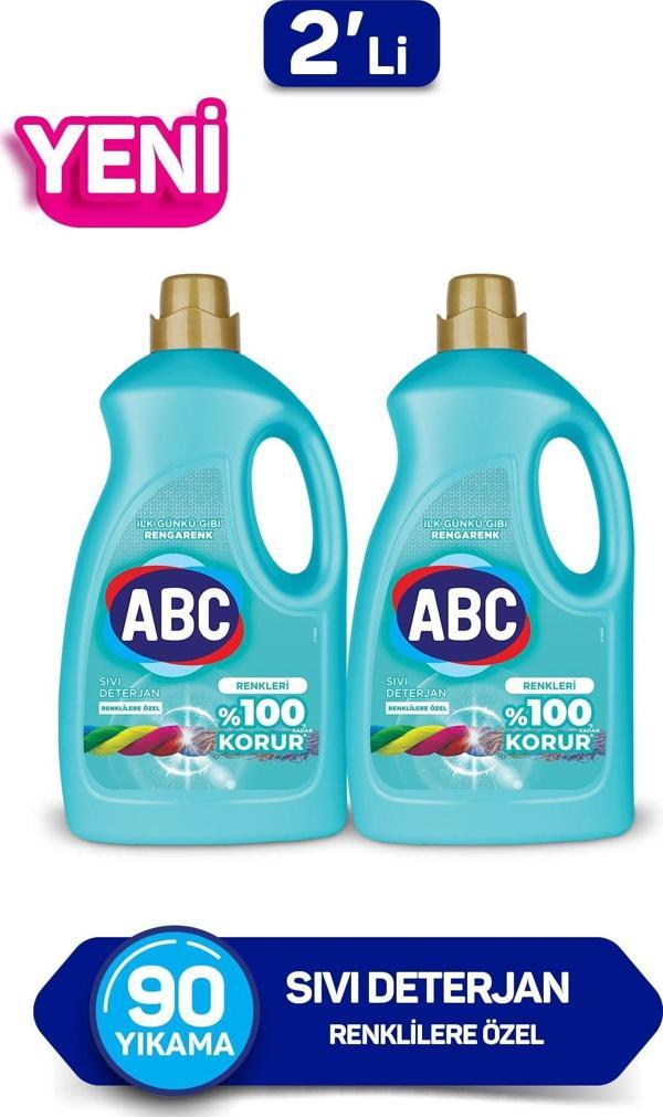 Renklilere Özel Sıvı Çamaşır Deterjan 2 x 2,7 lt - Image 1