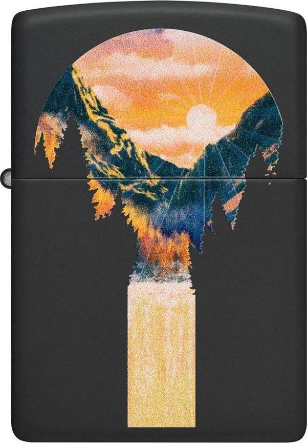 Zippo Çakmak 48676 Mountain Waterfall Design - Image 1