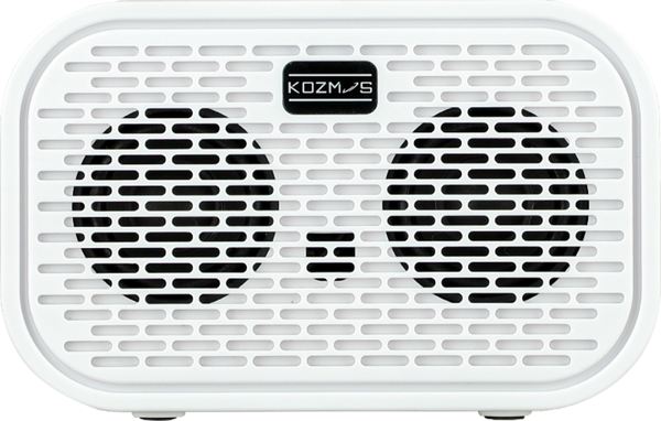 Kozmos UNIQUE-MINI Beyaz Şarjlı Bluetooth Masaüstü Gitar Amfisi - Image 1