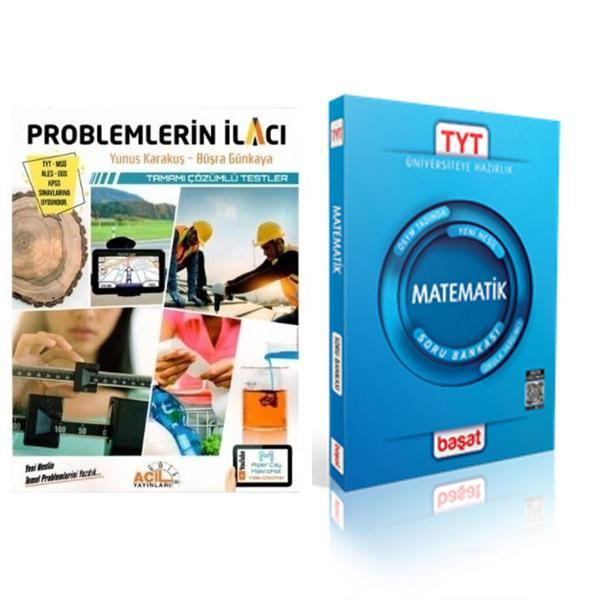 Başat Yayınları TYT Matematik ve Acil Problemlerin İlacı Soru Bankası 2 Kitap Set - Başat Yayınları - Image 1