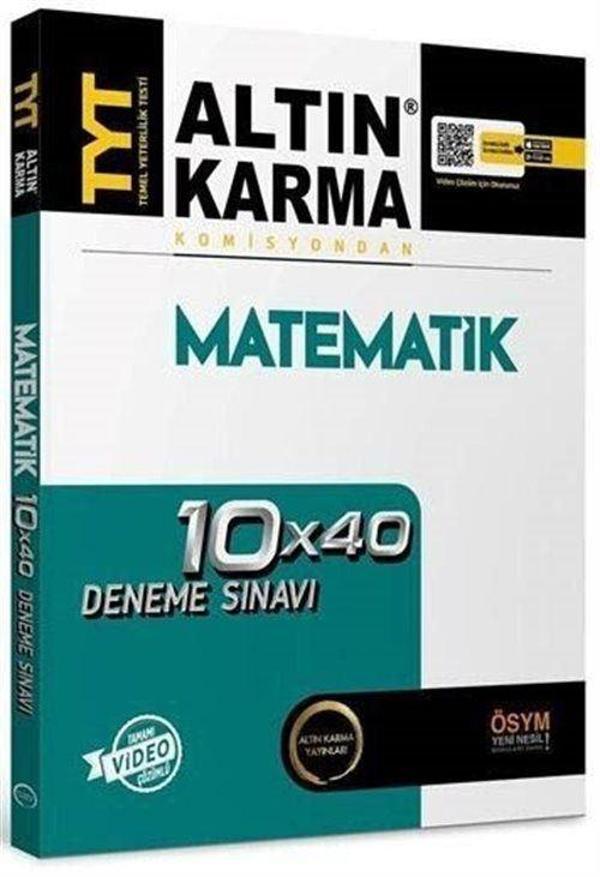 TYT Matematik 10x40 Branş Deneme - Altın Karma Yayınları - Image 1