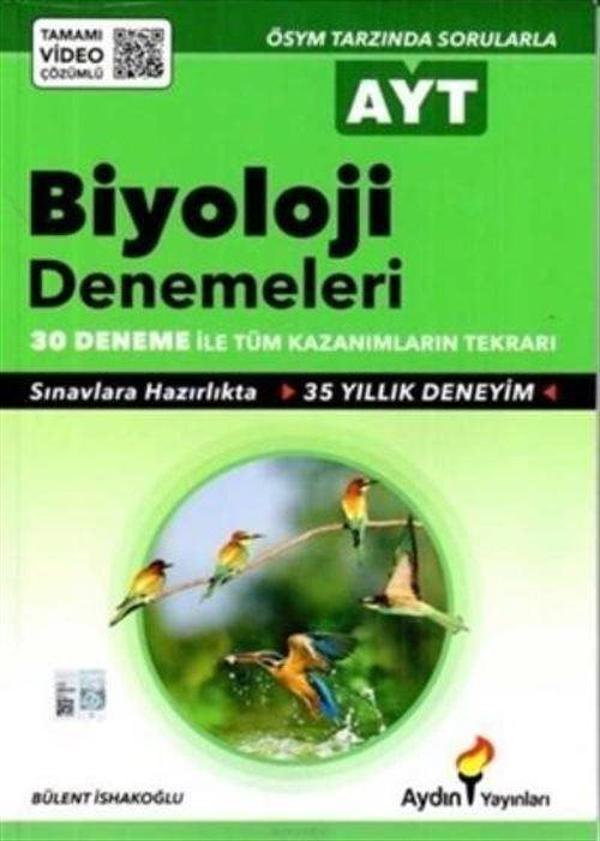 AYT Biyoloji 30'lu Deneme Tamamı Video Çözümlü - Aydın Yayınları - Image 1