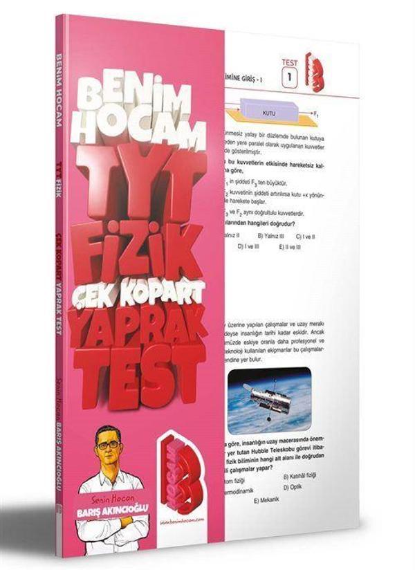 TYT Fizik Çek Kopar Yaprak Test - Benim Hocam Yayınları - Image 1