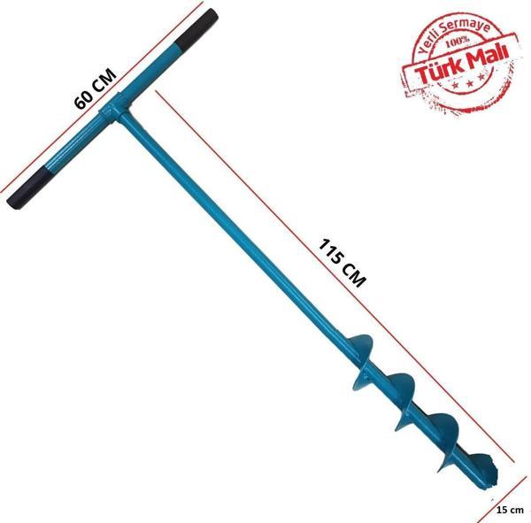 Pars Endüstri Manuel El Tipi Toprak Burgu Aleti Çap 15 cm - Image 1