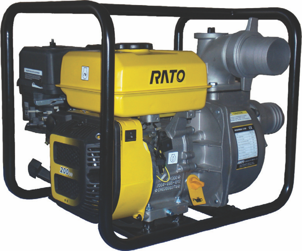 Rato RT80 YB70 Benzinli Yüksek Basınçlı Su Motoru 3x2,5" (13 Hp) - Image 1