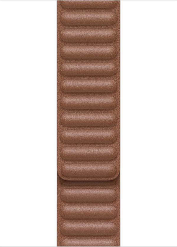 Microsonic Apple Watch Series 3 42mm Kordon Leather Link Band Kahverengi - Image 1