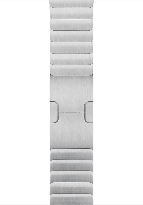 Microsonic Apple Watch Series 3 42mm Kordon Link Bracelet Band Gümüş - Image 1